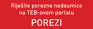 Novi TEB-ov portal POREZI